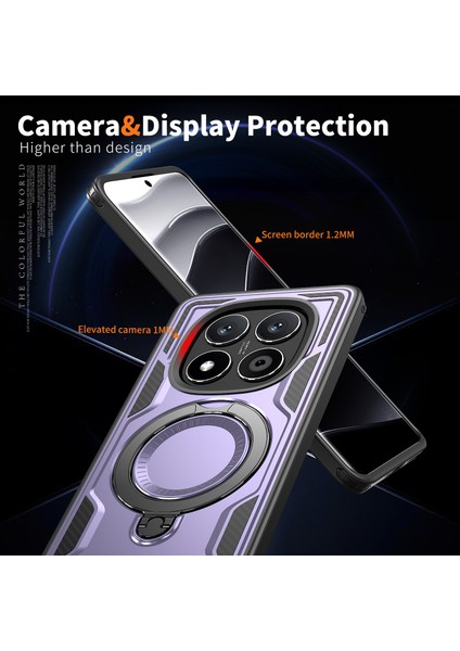 Xiaomi Redmi Note 14 Pro 5G Kılıf Için Magsafe Askeri Koruma Pc+Tpu Telefon Kapağı-Mor İle Uyumlu (Yurt Dışından) indirimleri