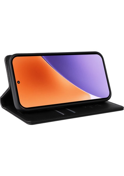 Xiaomi 15 Kılıf Deri Telefon Kılıfı Için Güçlü Manyetik Kapatma-Siyah (Yurt Dışından) fırsatları