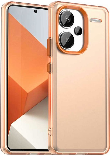 Xiaomi Redmi Note 13 Pro+ 5G Telefon Arka Kapak-Turuncu (Yurt Dışından)