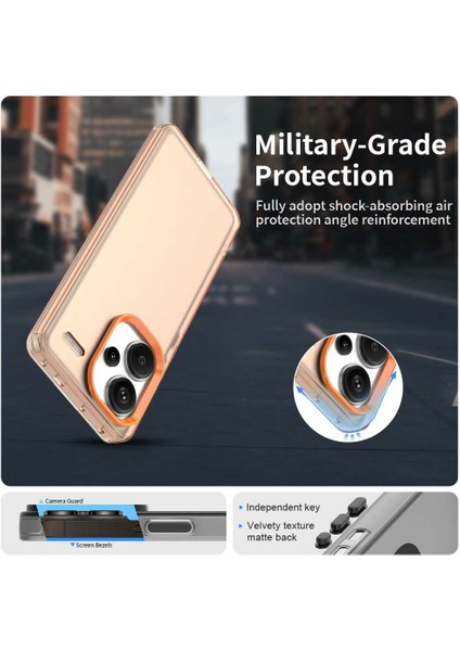 Xiaomi Redmi Note 13 Pro+ 5G Telefon Arka Kapak-Turuncu (Yurt Dışından) fiyatları