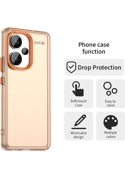Xiaomi Redmi Note 13 Pro+ 5G Telefon Arka Kapak-Turuncu (Yurt Dışından) fırsatları