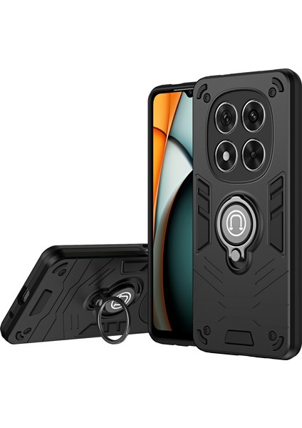 Xiaomi Redmi Note 14 Pro 5G Kılıf Pc+Tpu Telefon Kapağı-Siyah (Yurt Dışından)