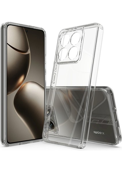 Xiaomi 14T Şeffaf Telefon Kılıfı Için Tpu + Akrilik Darbeye Dayanıklı Telefon Arka Kapak (Yurt Dışından)