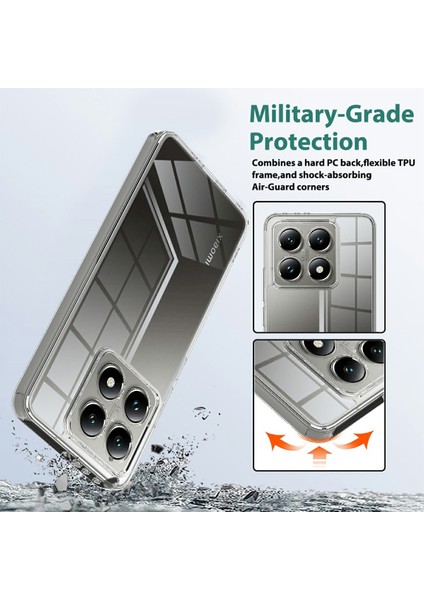 Xiaomi 14T Şeffaf Telefon Kılıfı Için Tpu + Akrilik Darbeye Dayanıklı Telefon Arka Kapak (Yurt Dışından) fırsatları