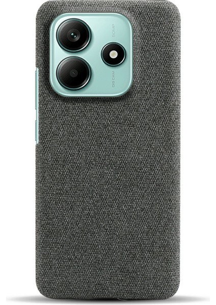Xiaomi Redmi Note 14 5G Telefon Kılıfı Kumaş Dokusu Çizilmez Koruyucu Pc Arka Kapak-Gri (Yurt Dışından) indirimleri