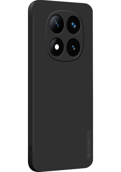 Xiaomi Redmi Note 14 Pro 5G Sıvı Silikon Tpu Telefon Kılıfı-Siyah (Yurt Dışından)