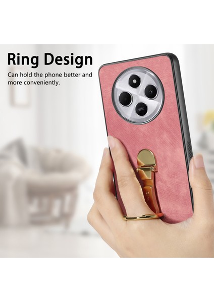 Caseneo D22 Telefon Kılıfı Için Xiaomi Redmi 14C 4G-14R 5G-Poco C75 4G Retro Deri Arka Kapak Katlanır Stand Ile-Pembe (Yurt Dışından) indirimleri