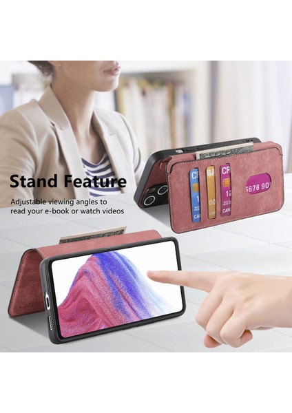Caseneo Mw-03 Telefon Kılıfı Xiaomi Redmi Için 14C 4G-14R 5G-Poco C75 4G Deri + Tpu Telefon Kapağı İle Çıkarılabilir Cüzdan-Pembe (Yurt Dışından) indirimleri