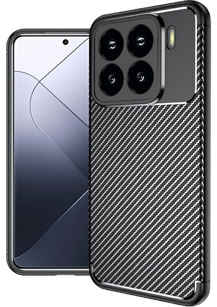 Xiaomi 15 Pro Kılıf Karbon Fiber Doku Tpu Telefon Kapağı Isı Dağılımı Için (Yurt Dışından)