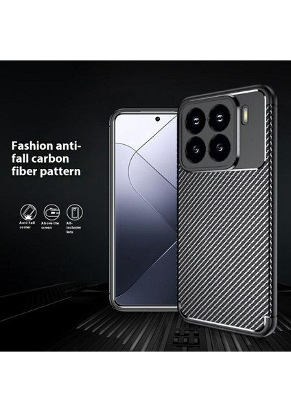 Xiaomi 15 Pro Kılıf Karbon Fiber Doku Tpu Telefon Kapağı Isı Dağılımı Için (Yurt Dışından) fiyatları