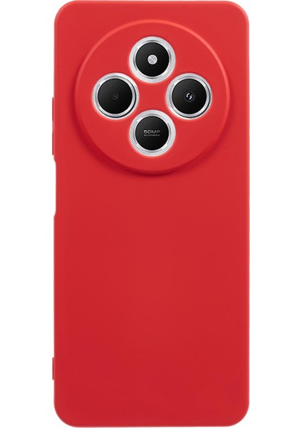 Xiaomi Poco C75 4G-Redmi 14R 5G-14C 4G Kılıf Tpu Arka Yumuşak Çizilmez Fiber Astar Telefon Kapağı-Kırmızı (Yurt Dışından)