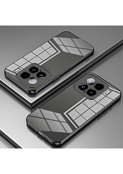 Xiaomi 15 Kılıf Galvanik Çerçeve Yumuşak Tpu Telefon Kapağı-Siyah Için (Yurt Dışından) indirimleri