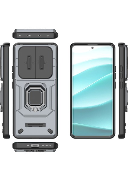 Xiaomi Redmi Note 14 Pro 5G Kılıf Pc+Tpu Lens Kapaklı Telefon Koruyucu-Gri (Yurt Dışından) indirimleri