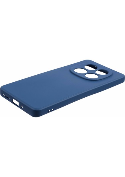 Xiaomi Redmi Note 14 Pro+ 5G Kılıf Tpu Geri Yumuşak Çizilmez Fiber Astar Telefon Kapağı-Safir (Yurt Dışından)