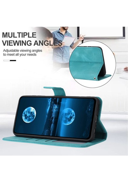 Xiaomi Redmi Note 14 Pro 5G-14 Pro+ 5G Düz Renk Cüzdan Koruyucu Telefon Kapağı-Yeşil (Yurt Dışından) modelleri