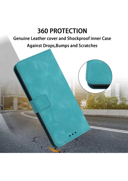 Xiaomi Redmi Note 14 Pro 5G-14 Pro+ 5G Düz Renk Cüzdan Koruyucu Telefon Kapağı-Yeşil (Yurt Dışından) fırsatları