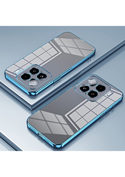 Xiaomi 15 Kılıf Galvanik Çerçeve Yumuşak Tpu Telefon Kapağı-Mavi Için (Yurt Dışından) indirimleri