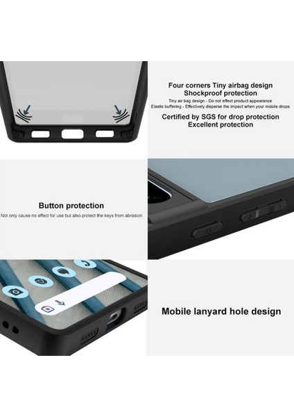 Xiaomi Redmi Note 14 Pro 5G Kılıf Minik Hava Yastığı Pc + Tpu Mat Telefon Kapağı Için (Yurt Dışından)