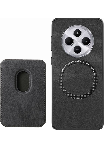 Xiaomi Redmi Için 14C 4G-14R 5G-Poco C75 4G Deri+Tpu Arka Kapak, Çıkarılabilir Kart Yuvası Ile-Siyah (Yurt Dışından) fırsatları