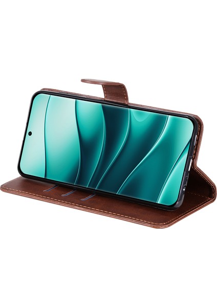 Xiaomi Redmi Note 14 Pro+ 5G-Note 14 Pro 5G Kılıf Fermuar Cüzdan Buzağı Dokusu Pu Deri Telefon Kapağı-Kahverengi (Yurt Dışından) indirimleri