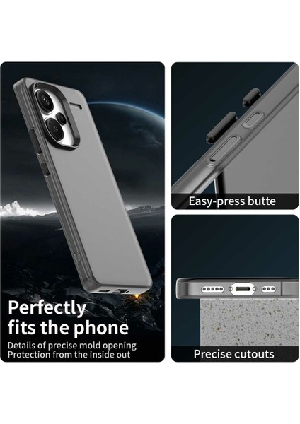 Xiaomi Redmi Note 13 Pro+ 5G Telefon Arka Kapak-Siyah (Yurt Dışından)