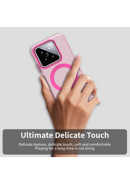 Xiaomi 15 Pro Için Magsafe Pc+Tpu+Pet Anti-Drop Telefon Kapağı İle Uyumlu Kılıf-Kırmızı (Yurt Dışından) indirimleri