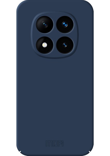 Xiaomi Redmi Için Not 14 Pro + 5G Mofı Jk Qin Serisi Cilt Dokunuşlu Mat Telefon Kılıfı Akrilik + Tpu Darbeye Dayanıklı Kapak-Mavi (Yurt Dışından)