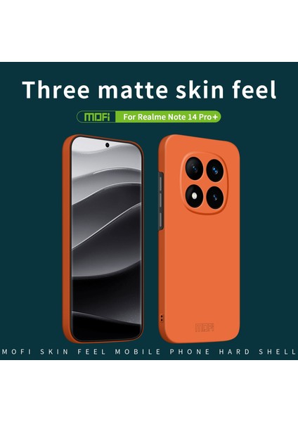 Xiaomi Redmi Için Not 14 Pro + 5G Mofı Jk Qin Serisi Cilt Dokunuşlu Mat Telefon Kılıfı Akrilik + Tpu Darbeye Dayanıklı Kapak-Mavi (Yurt Dışından)