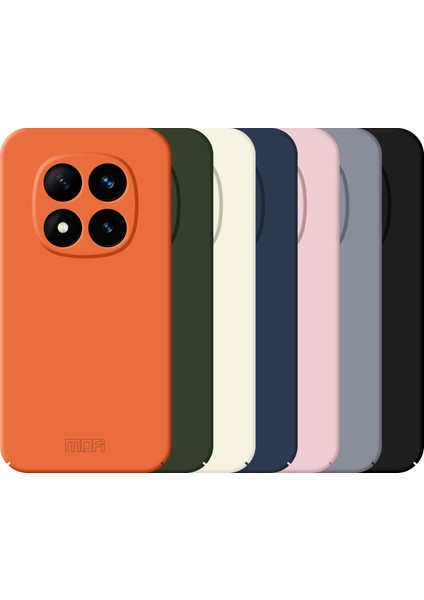 Xiaomi Redmi Için Not 14 Pro + 5G Mofı Jk Qin Serisi Cilt Dokunuşlu Mat Telefon Kılıfı Akrilik + Tpu Darbeye Dayanıklı Kapak-Mavi (Yurt Dışından)