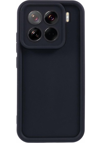 Xiaomi 15 Pro Kılıf Yivli Tasarım Tpu Kaymaz Telefon Kapağı-Siyah (Yurt Dışından)