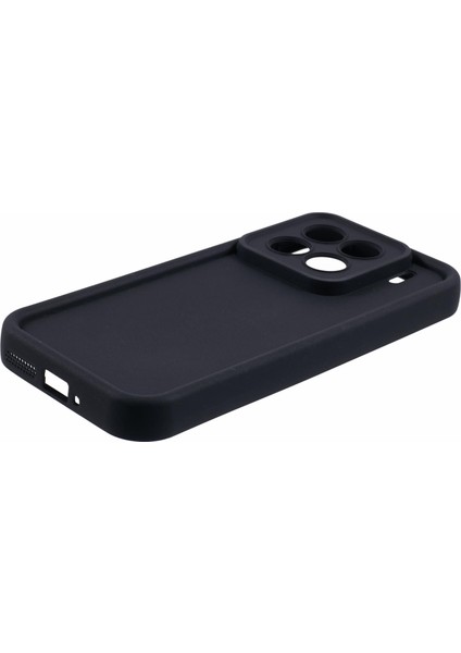 Xiaomi 15 Pro Kılıf Yivli Tasarım Tpu Kaymaz Telefon Kapağı-Siyah (Yurt Dışından)