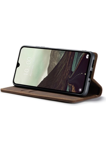 Xiaomi Redmi Için 14C 4G Kılıf Caseme 013 Serisi Kart Tutucu Deri Telefon Kapağı-Kahve (Yurt Dışından) fırsatları