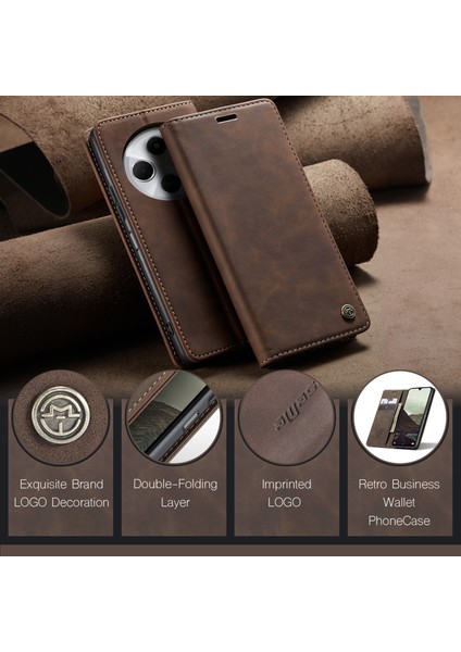 Xiaomi Redmi Için 14C 4G Kılıf Caseme 013 Serisi Kart Tutucu Deri Telefon Kapağı-Kahve (Yurt Dışından) indirimleri