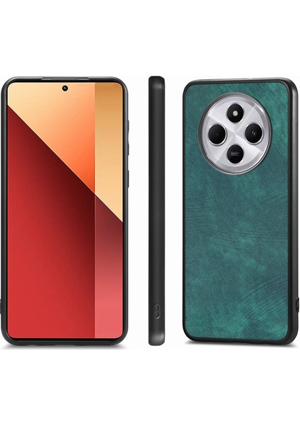 Xiaomi Redmi Için 14C 4G-14R 5G-Poco C75 4G Deri+Tpu Darbeye Dayanıklı Koruyucu Telefon Kapağı-Yeşil (Yurt Dışından) fırsatları