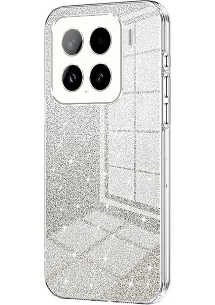 Xiaomi 15 Kılıf Galvanik Gradyan Glitter Tpu Telefon Kapağı-Şeffaf Için (Yurt Dışından)