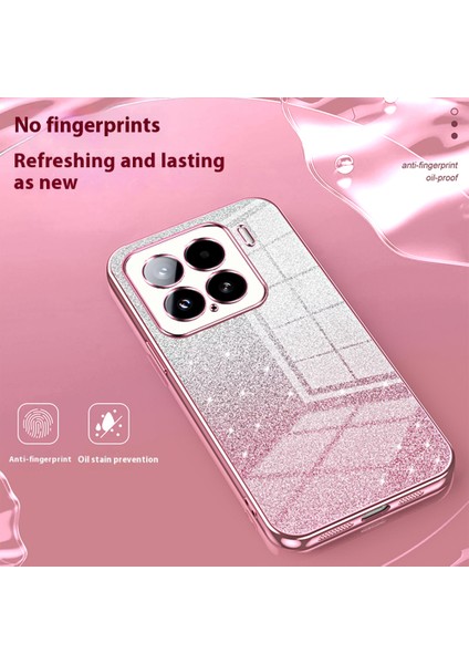 Xiaomi 15 Kılıf Galvanik Gradyan Glitter Tpu Telefon Kapağı-Şeffaf Için (Yurt Dışından) fırsatları