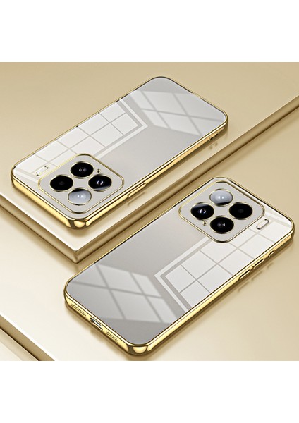 Xiaomi 15 Kılıf Galvanik Çerçeve Yumuşak Tpu Telefon Kapağı-Altın Için (Yurt Dışından) indirimleri
