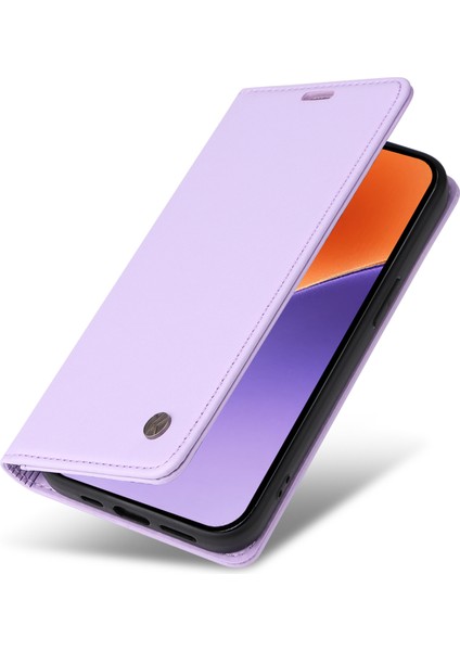 Xiaomi 15 Kılıf Deri Telefon Kılıfı Için Güçlü Manyetik Kapatma-Açık Mor (Yurt Dışından) indirimleri