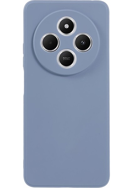 Xiaomi Redmi 14C 4G-Redmi 14R 5G-Poco C75 4G Hassas Keler Düz Kenar Tpu Darbeye Dayanıklı Telefon Kapağı-Lavanta Gri (Yurt Dışından)