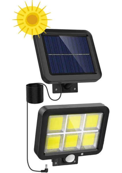 Güneş Enerjili 120 Cob Led Aydınlatma / GT-SL09N