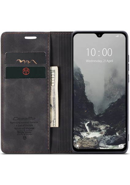 Xiaomi Redmi 14C 4G Kılıf Caseme 013 Serisi Kart Tutucu Deri Telefon Kapağı-Siyah (Yurt Dışından) modelleri