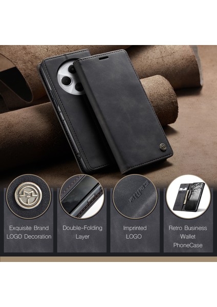 Xiaomi Redmi 14C 4G Kılıf Caseme 013 Serisi Kart Tutucu Deri Telefon Kapağı-Siyah (Yurt Dışından) indirimleri