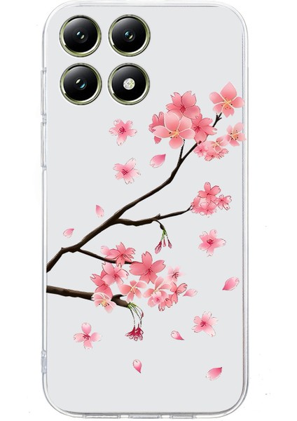 Xiaomi 14T Kılıf Desen Baskı Darbeye Dayanıklı Yumuşak Tpu Telefon Kapağı-Erik Çiçeği Için (Yurt Dışından) modelleri