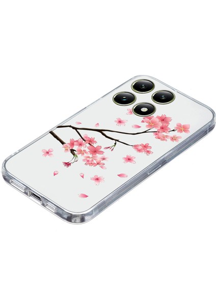 Xiaomi 14T Kılıf Desen Baskı Darbeye Dayanıklı Yumuşak Tpu Telefon Kapağı-Erik Çiçeği Için (Yurt Dışından) indirimleri