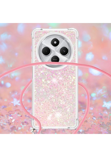 Xiaomi Redmi Için 14R 5G-Xiaomi Poco C75 4G-Xiaomi Redmi 14C 4G Kılıf Quicksand Tpu Telefon Kapağı-Pembe-Pentagram (Yurt Dışından) fırsatları