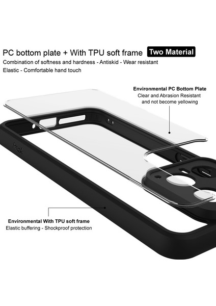 Xiaomi 14T Şeffaf Kılıf Tpu + Pc Telefon Kapağı Güçlendirilmiş Köşeler Için (Yurt Dışından) fiyatları