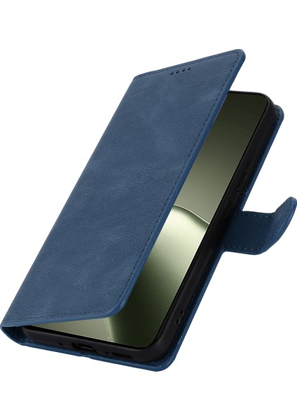 Xiaomi 14T Kılıf Cüzdan Görünümlü Pu Deri Telefon Kılıfı-Mavi (Yurt Dışından) fırsatları