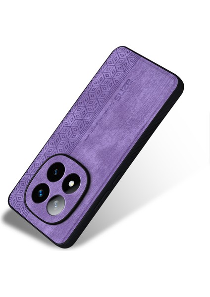 Xiaomi Redmi Note 14 Pro+ 5G Kılıf Koruyucu Pu Deri Kaplı Tpu Telefon Kabuk-Mor Için (Yurt Dışından)