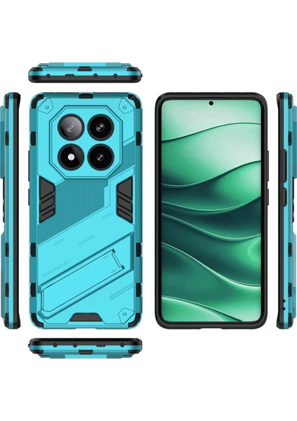 Xiaomi Redmi Note 14 Pro 5G Kılıf Pc+Tpu Standlı Darbeye Dayanıklı Telefon Kılıfı-Bebek Mavisi (Yurt Dışından) fırsatları