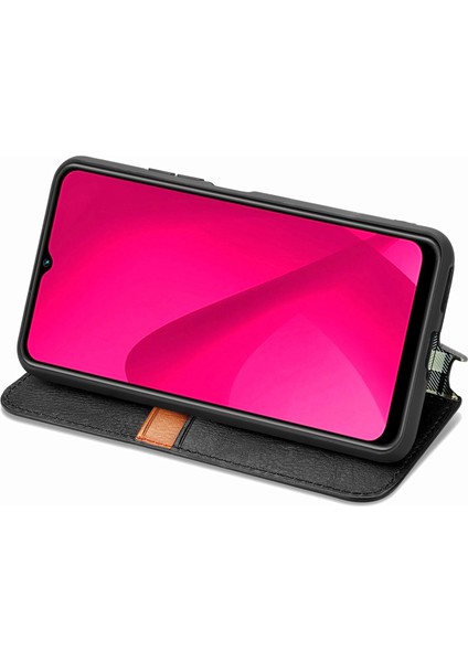 Xiaomi Redmi Için 14C 4G-14R 5G-Poco C75 4G Kılıf Pu Deri Cüzdan Telefon Kapağı-Siyah (Yurt Dışından) modelleri